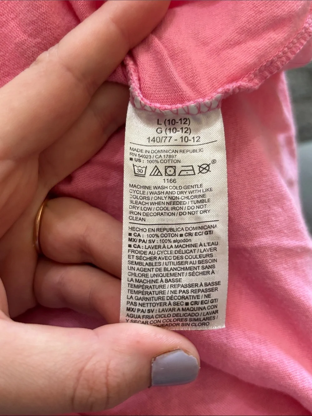 Old Navy soft pink